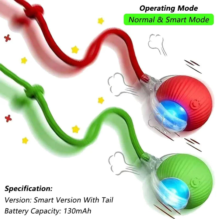 Red and green Cat Ball Toy