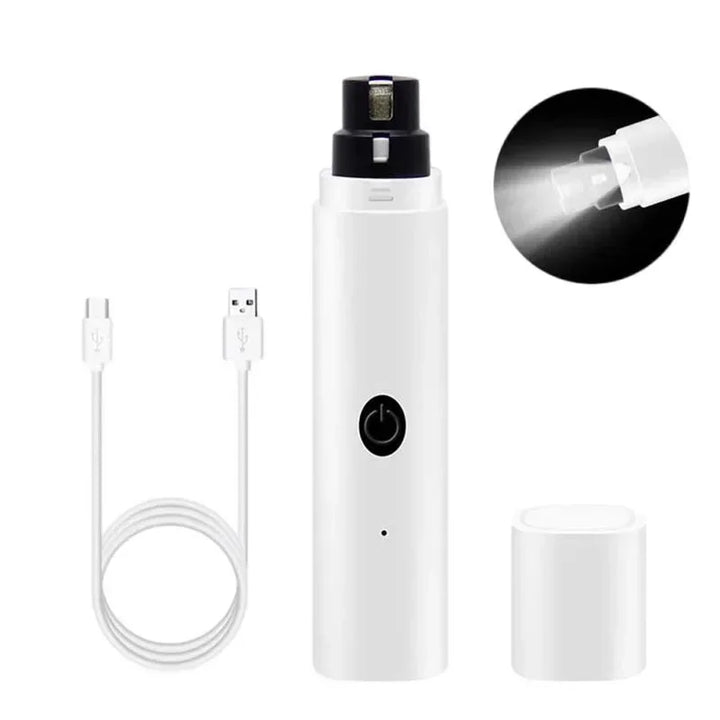 white Dog Nail grinder 