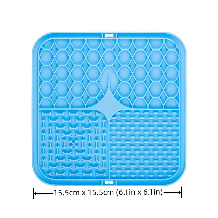 Blue cat and dog licking mat measurements