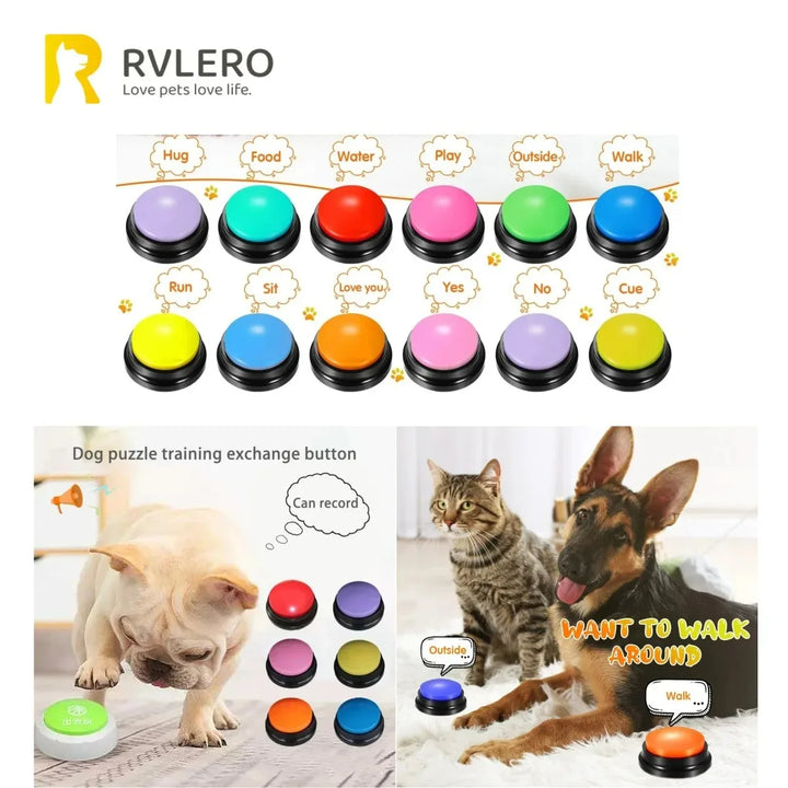 Set of Dog Communication Buttons