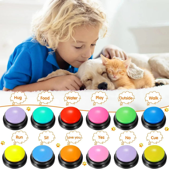 Set of Dog Communication Buttons