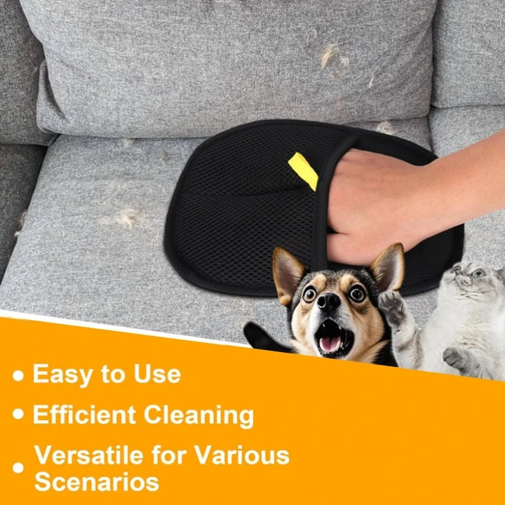 pet grooming glove cat hair remover