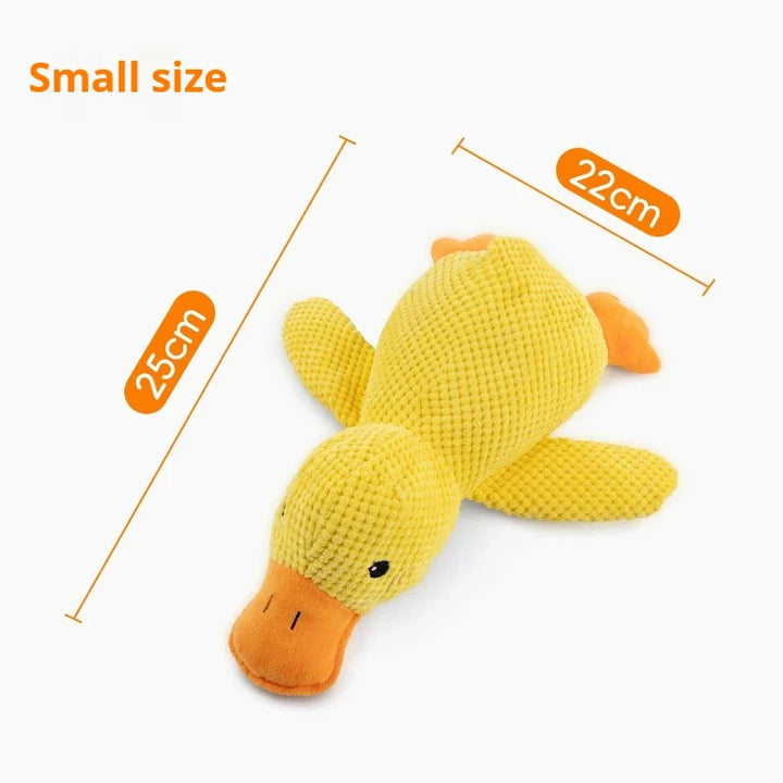 Dog Plush Toy duck with size chart