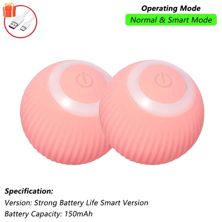 Pink Cat Ball Toy Automatic