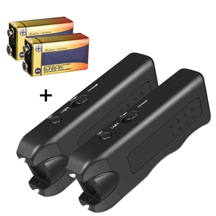 Ultrasonic dog training devices with batteries