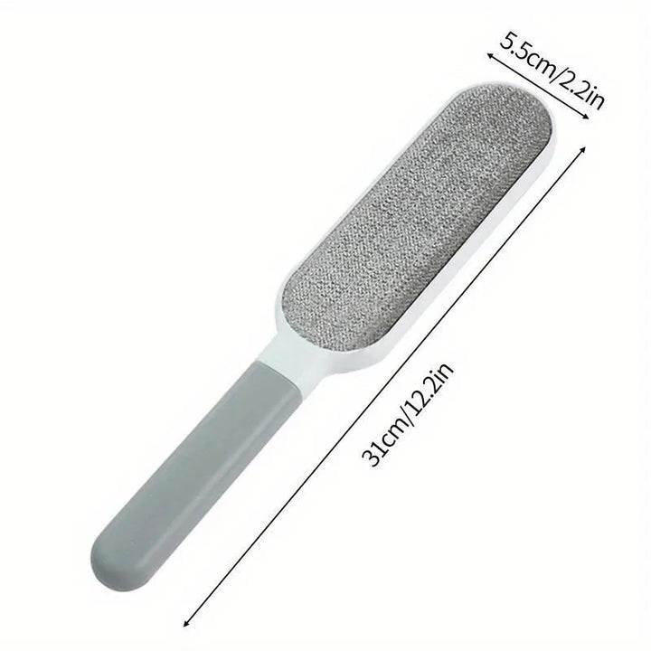 Gray Pet Hair Remover brush measurements