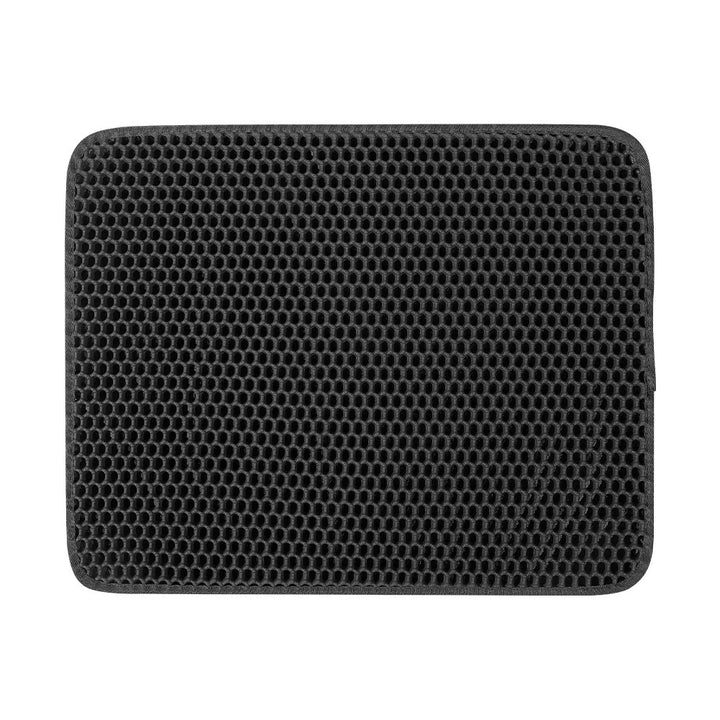 Black Cat Litter Mat.