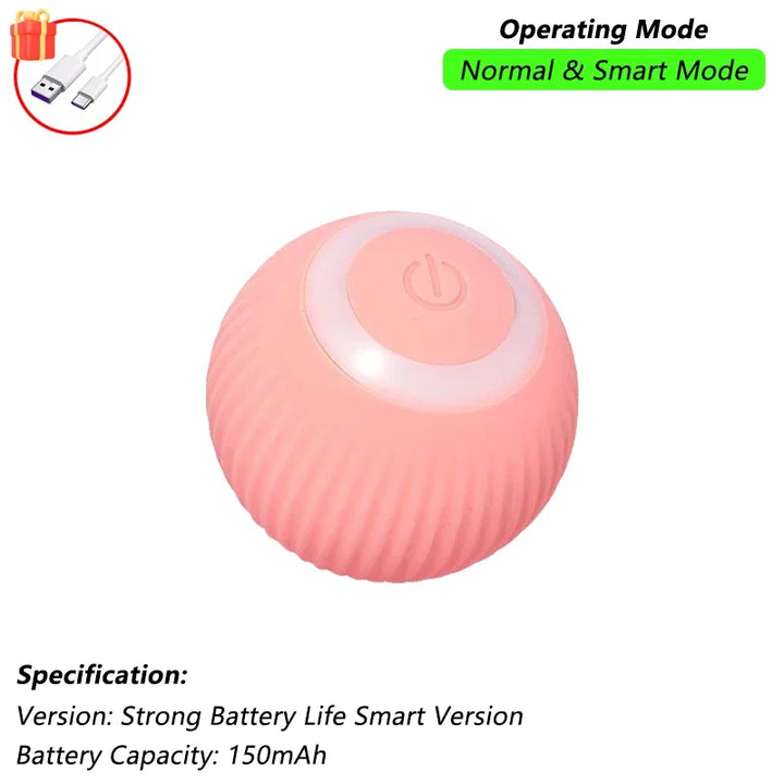 Pink Cat Ball Toy