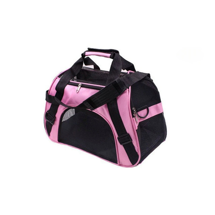 Black and pink cat bag and dog bag