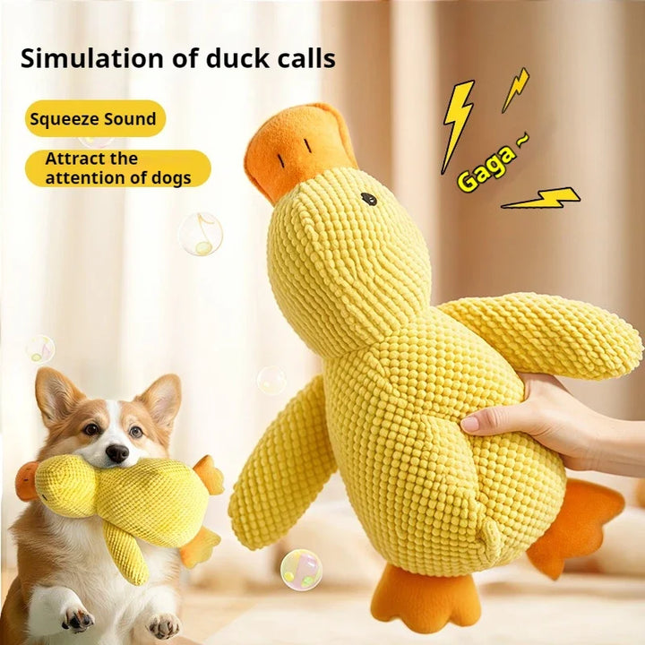 Dog Plush Toy duck with dog