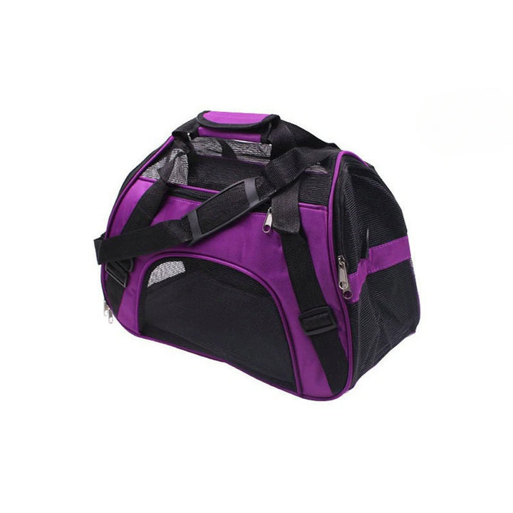 Purple and Black dog bag and cat bag