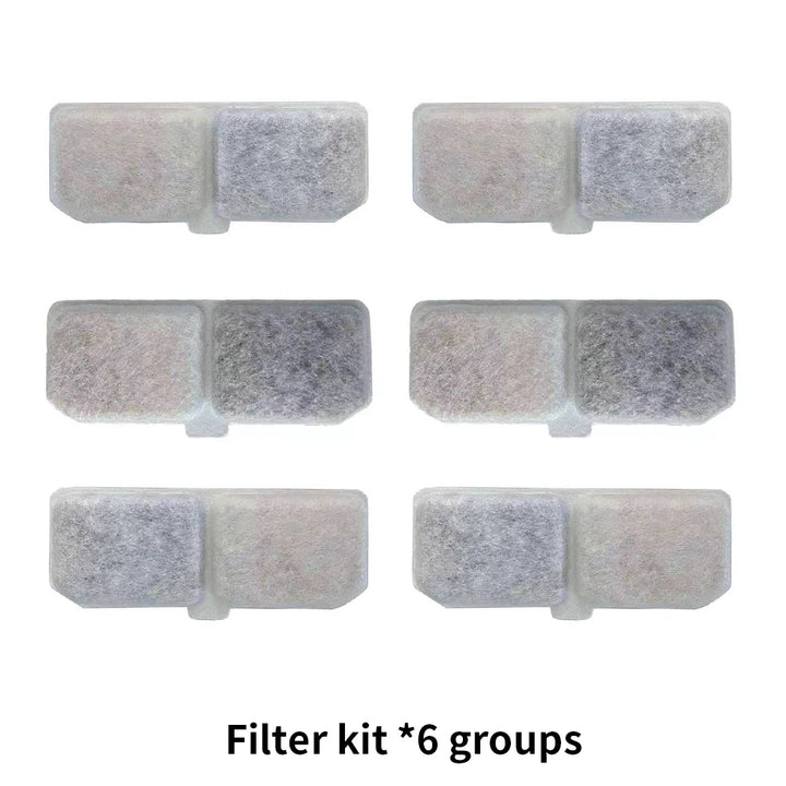Set of six filter groups