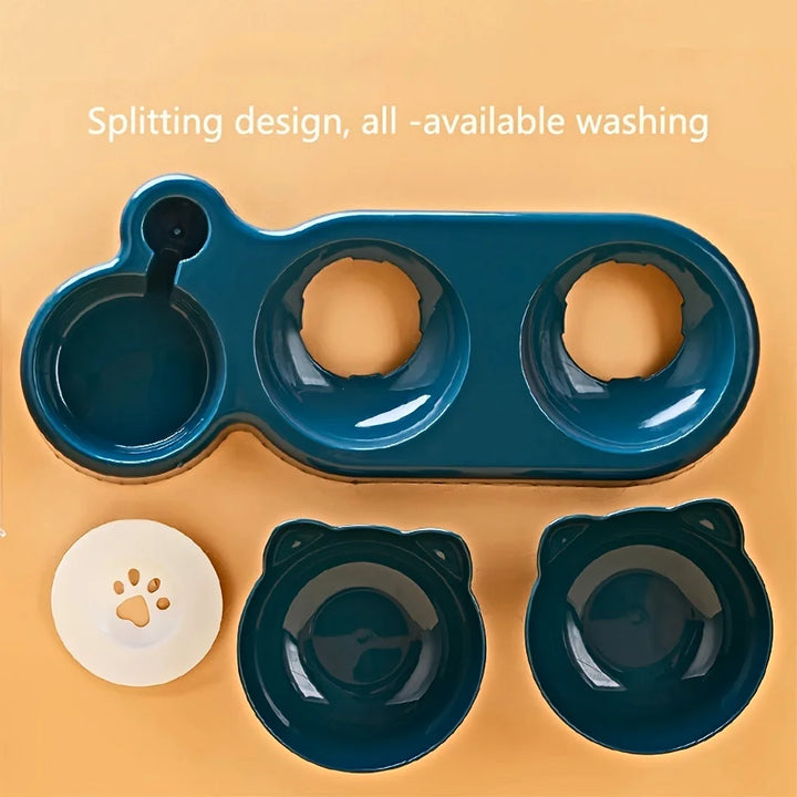 Cat Bowl and Dog Bowl Dissembled part for washing.